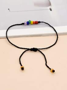 Bead Decor Bracelet - Multicolor - View 2