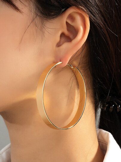 Exaggerated Hoop Earrings