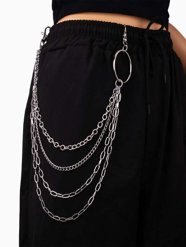 Minimalist Layered Pant Chain SHEIN USA