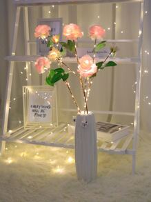 1 pieza Luz de la decoración con diseño de flor - Amarillo - Ver 5