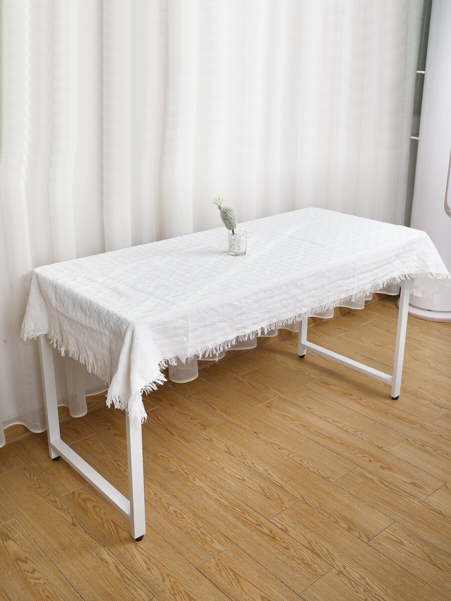 Mantel ribete crudo - Blanco - Ver 1