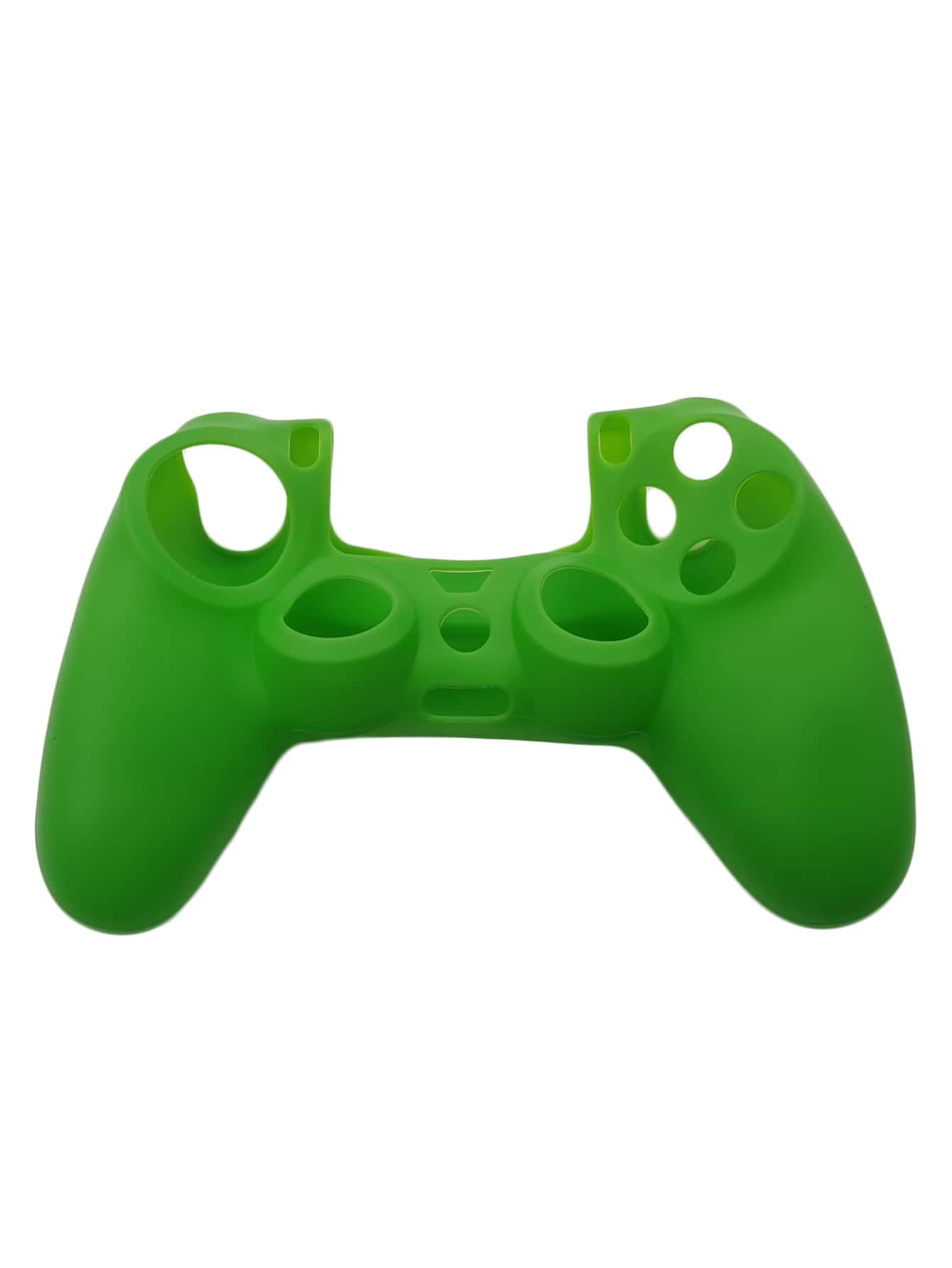 1 pieza Funda de silicona anticaída compatible con PS4 con mando de juego - Verde - Ver 1
