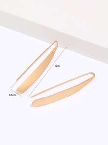 極簡風格水滴耳環