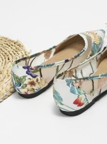 Bailarinas con patrón tropical de punta - Multicolor - Ver 3