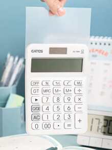 50 Piece Morandi Cute Round Clear Waterproof Sticky Notes - Index Labels For Book Identification, Office And School Supplies, - Clear - View 4