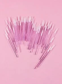 klimonla 指甲繪圖筆套裝,50入組一次性美甲筆刷,指甲設計刷,繪畫繪畫襯墊指甲工具,適用於家庭使用和專業美甲沙龍 - 粉色 - 查看 3