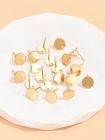 20pcs Disc DIY Earrings Accessory