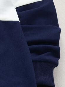 Toddler Boys Colour Block Pullover & Joggers - Multicolor - View 4