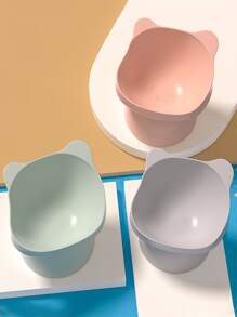 1pc Màu sắc ngẫu nhiên Thiết kế phim hoạt hình Bát thú cưng - Nhiều màu - Xem 3