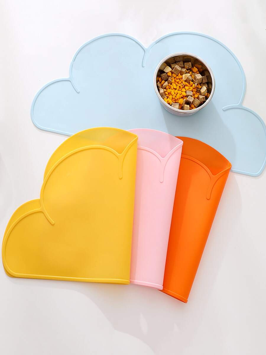 1 pieza Alfombra para mascotas de color al azar con diseño de nube - Multicolor - Ver 1