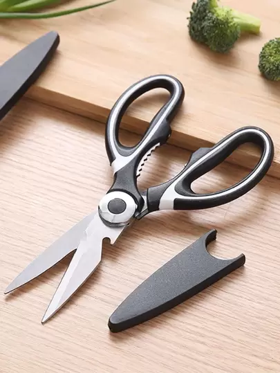 1pc Powerful Kitchen Scissors,Chicken Bone Scissors,Meat Cutting Scissors,Multifunction Duck Fish Shears