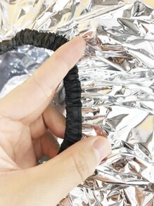 1 件发型烫发焗油发膜温度自加热头部护理无需插电蒸汽帽可使用焗锡箔帽、美发工具、美发产品及配件理发沙龙美容旅行必需品、光滑后刷、理发配件、吹风机 - 銀色 - 查看 5