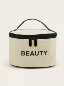 1 pezzo Borsa cosmetica semplice e portatile di grande capacità, piccolo profumo portatile, borsa da toeletta da viaggio, borsa per la conservazione della cura della pelle da tavolo, borsa trucco per donne e ragazze, borsa trucco, borsa prodotti per la cura della pelle, borsa da toilette, cubi per l imballaggio, articoli essenziali da viaggio, articoli essenziali per la cabina, regali per damigelle, regali per la mamma, regali di compleanno, regali per amici e insegnanti, decorazione per la casa, bagno, soggiorno, camera da letto, organizer da bagno, organizer per gioielli, organizer per oli per le labbra, organizer per smalti, organizer per il trucco, beauty case, organizer per il trucco da viaggio