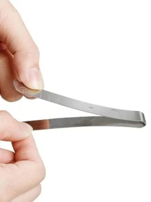 1pc Stainless Steel Hemming Clip - Multicolor - View 3