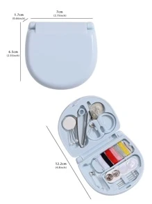 1 pieza mini Aguja de coser Set - Azul - Ver 2