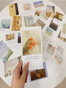 30入組混合圖案明信片 - 彩色 - 查看 4