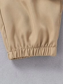 Girls Cut Out Tank Top & Cargo Trousers - Multicolor - View 5