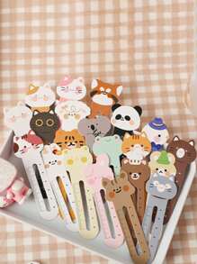 30pcs Cartoon Graphic Bookmark - Multicolor - View 1