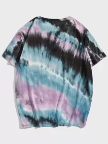 Manfinity VCAY Men T-Shirts Fit Crew Neck Short Sleeve Graphic Tee Funny Colorful Summer - Multicolor - View 2