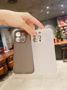 2pcs Plain Phone Case - Multicolor - View 2