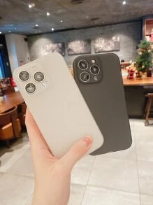 2pcs Plain Phone Case - Multicolor - View 3