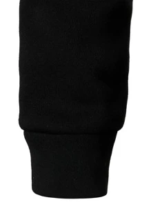 Manfinity Homme Áo nỉ nam có khóa kéo nhiều màu, tay dài, có khóa kéo, đi chơi, mùa thu - màu đen - Xem 4