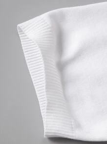 Manfinity Homme Hombres Top de punto de color combinado de cuello polo