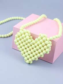 Damskie torby na długim pasku - Żółty - Zobacz 5