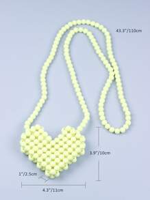 Damskie torby na długim pasku - Żółty - Zobacz 7