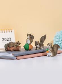 4 件松鼠设计装饰工艺品最佳礼物