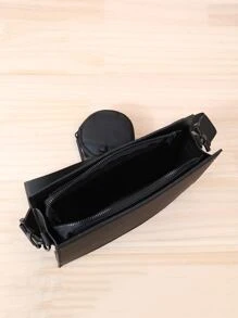 2 peças bolsa de ombro da moda masculina, conjunto de bolsa crossbody para festa, viagem, festival