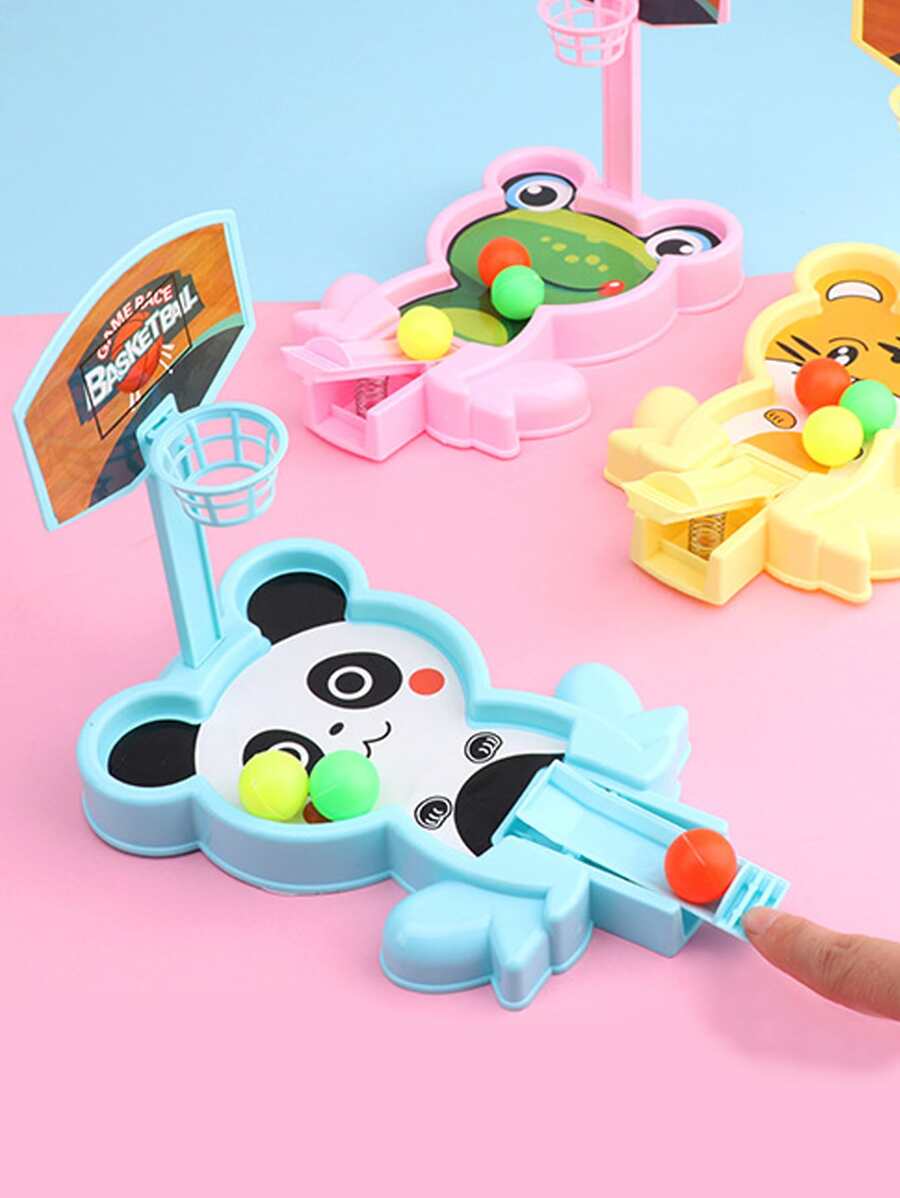 1pc Random Cartoon Animal Design Cat Teaser Toy - Multicolor - View 1