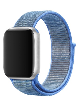 Nylon Sport Loop Compatible With Apple Watch Band 38/40/41/42/44/45/46/49mm,Tahoe Blue Nylon Adjustable Breathable Women Men Braided Strap Compatible With Apple Watch Series Ultra 11/10/9/8/7/6/5/4/3/2/1 SE As A Gift For Students Returning To School