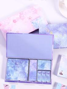 1box Random Pattern Sticky Note - Multicolor - View 7