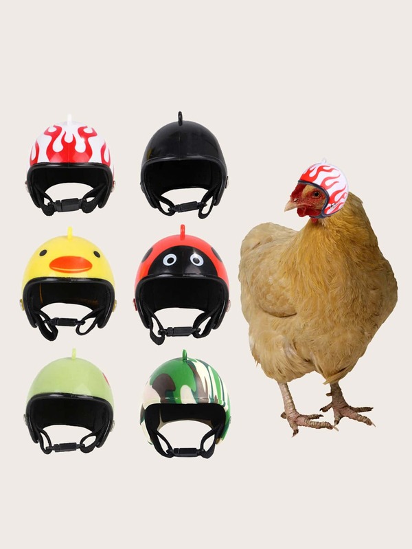 1pc Random Pattern Farm Animal Helmet