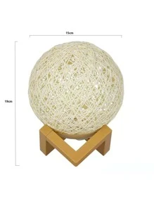 1 pieza Luz de la decoración con diseño de bola - Blanco - Ver 6