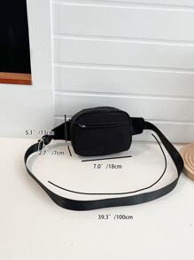 Mini Bum Bag - Black - View 5