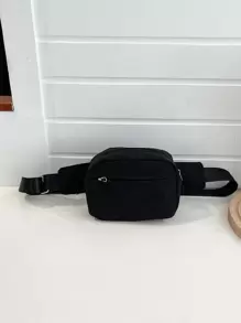 Mini Bum Bag - Black - View 6