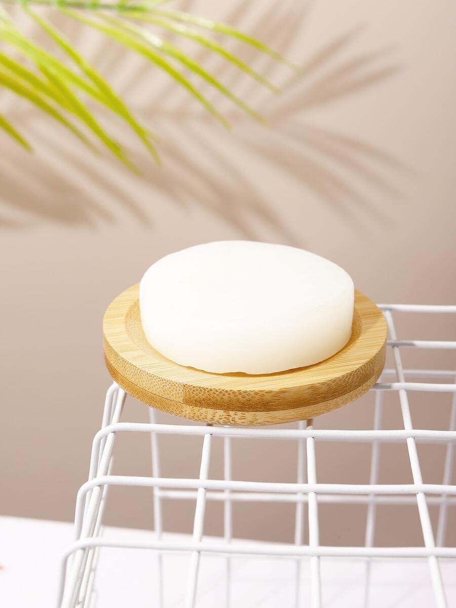 1pc Wooden Soap Dish - Multicolor - View 1