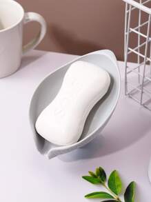 1 pieza Jabonera escritorio - Gris Claro - Ver 2