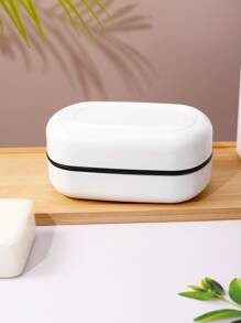 1pc Two Tone Soap Dish - Multicolor - View 2