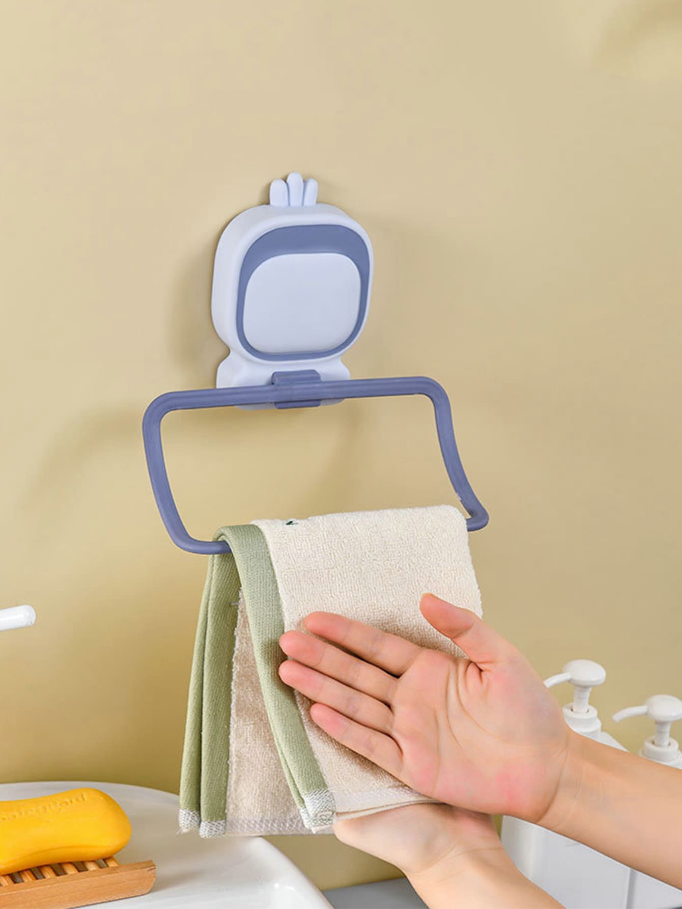 1入組外星人裝飾毛巾杆 - 彩色 - 查看 1