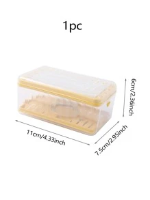 1pc Soap Box, Hands Free Foaming Soap Dish, Multifunctional Soap Dish, Hands Free Foaming Draining Household Storage Box, Cleaning Tool - Multicolor - View 3