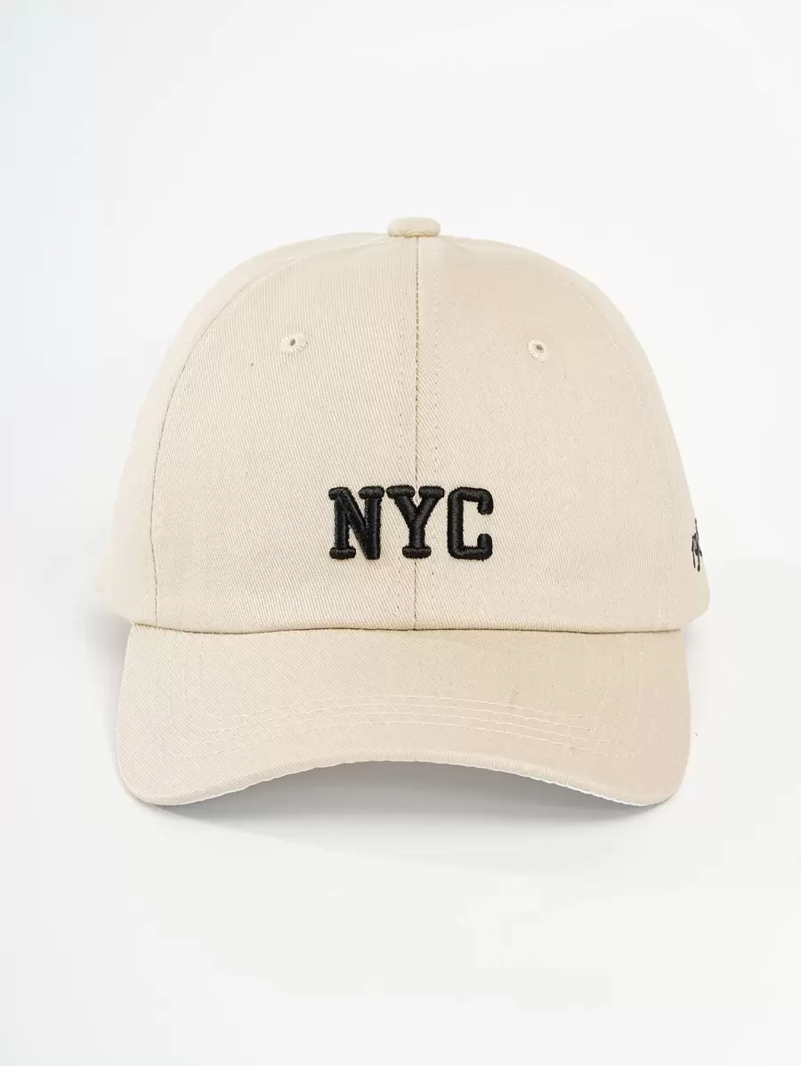 Street Letter Embroidered Baseball Cap
