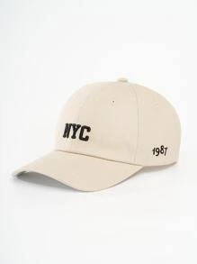 Street Letter Embroidered Baseball Cap
