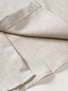 Manfinity Homme Men 1pc Solid Button Up Shirt - Beige - View 5