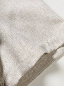 Manfinity Homme Men 1pc Solid Button Up Shirt - Beige - View 6