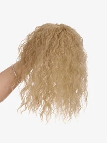 Adorno para cabello corto rizado sintético - Amarillo Mostaza - Ver 4