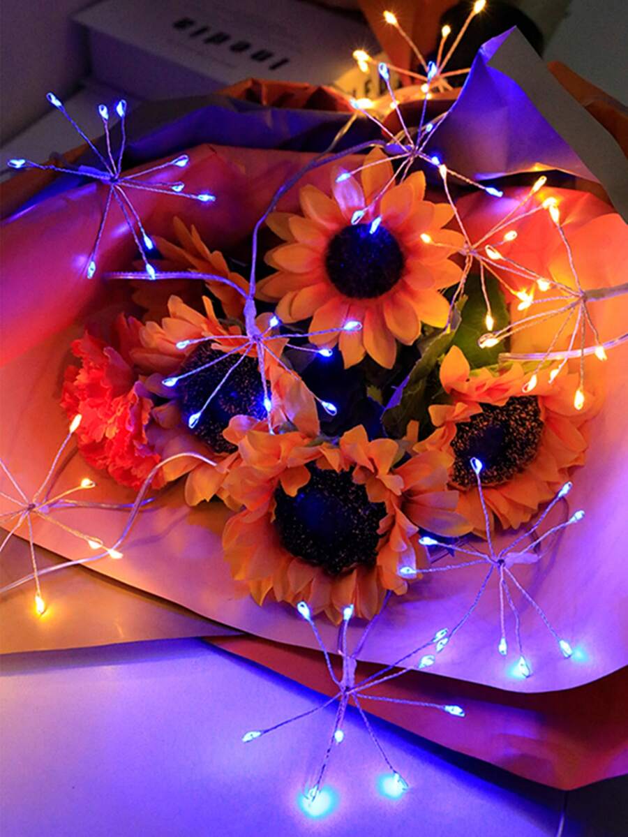 1 pieza 3/6M LED Decoración Luz de tira - Multicolor - Ver 1