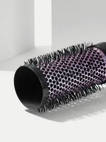 黑色易拆卸圆形发梳，1支装，大号塑料手柄，金属铝合金部件，新颖圆形手持式设计，配有1个长柄清洁工具，干湿两用，适用于发型设计、发梳、返校季、旅行度假必备、女士美发配件、梳子、发刷、梳子、解结梳、球形梳、迷你发梳、发梳套装、木梳、发梳、迷你发梳、解结梳、发刷、卷发梳、美发工具、旅行必备、发型、美发、发梳、背梳、造型梳、卷发梳、边缘梳、发梳、梳头、发梳套装、梳头、卷发梳、解结梳、女士发梳、头发、旅行、美发产品、美发工具、美发用品、理发师、理发师配件、理发店、美发设备